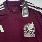 Adidas Mexico National Soccer Team Home Jersey 2024 Men s Medium Burgandy Nwt