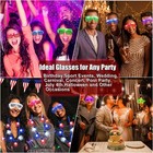 30 Pack Led Glasses Glow In The Dark Party Supplies glow Sticks Glasse