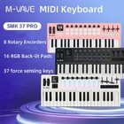 M-vave Smk-37 Pro  37-key Midi Keyboard Built-in Fm Synthesizer W  16  Rgb Pads