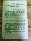 1968 Walt Disney Mickey Mouse Card Game With Case  By Whitman -