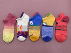 Bombas 5 Pairs Women s Honeycomb Ankle Socks Cushion 5 Color Mix Size Med 8-10 5