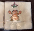 32 Vintage 1990s Garfield Cat Christmas Napkins   Party Papers Mistletoe Package
