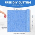 Waterproof Membrane 3 3x98 5ft 325 Sq ft 20mil Polyethylene For Bathroom Shower