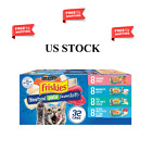 Purina Friskies Pate Seafood Favorites Variety Pack  Wet Cat Food  5 5 Oz   32 P