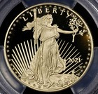 2021-w 1 Oz Gold  50 Proof American Eagle Pcgs Pr 70 Dcam First Strike Type 1