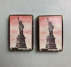 Vintage Souvenir New York City 2 Decks Box Playing Cards Nyc Statue Of Liberty