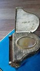 Vtg 1971 Avon Baby Grand For Perfume Glace Golden Piano Solid Perfume Compact 