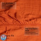 Salt Earth 100  Organic Cotton Muslin Standard Fitted Crib Sheet  52 x28   2 