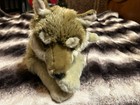 Fao Schwarz Timber Wolf Brown Beige Plush Stuffed Animal 24 