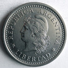 1959 Argentina Peso - High Quality Coin - Free Ship - Bin  600