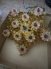 Vintage Christmas Lighted Star Tree Topper With Original Box