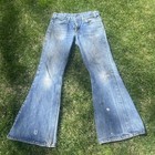 Vintage 60 70   s Levi   s 646 Big E Orange Tab Bell Bottoms Usa