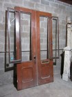   Antique Double Entrance French Doors Doors In Doors   54 X 102 75   Salvage