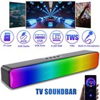 Wireless Bluetooth Home Theater System With Subwoofer And Rgb Surround Soundbar