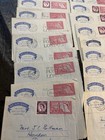  36  Vintage 60   s Written Letters Envelopes Air Mail London Chelsea Pennsylvania