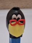 Vintage 1973 Pez No Feet Raven With Short Pale Yellow Beak- Hong Kong 3 4