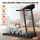 Folding Treadmill 2 5hp W  Incline Running Machine  Adjustable Speed For Home
