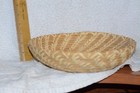 Woven Baskets  Lot 3 Vtg Wicker Woven Grass Baskets