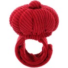 Wrist Pin Holder Sewing Needle Cushion Corduroy Material Red Color