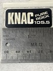 Lot Of 5 Knac 105 5 Pure Rock Mini Stickers La Metal              radio Station