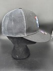 Pabst Blue Ribbon Patch Mesh Trucker Snapback Hat Cap Adjustable Black Gray New