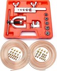 25 Ft 3 16    1 4  Copper Coated Brake Line Kit  includes 32 Fittings And 8 