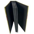 200 Photo 4x6 Album Faux Green Suede Brown Leather Accent 10x7 Book Embossed