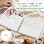 Baby Keepsake Memory Book - First 5 Years Scrapbook For Boys   Girls