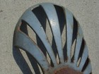 Antique Vtg Cast Iron Parlor Stove Topper Top Finial Ornament Art Deco 4 Restore