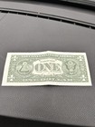 2021 Federal Reserve Note Off Center Miscut Error  1 One Dollar Bill Note