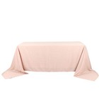 Nude Polyester 90x156  Rectangle Tablecloths Wedding Party Home Linens Sale