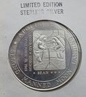 Apollo Moon Landing First Day Cover W  Sterling Silver Medal  1969 Space Event