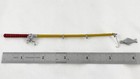 Miniature Fishing Rod With Reel  Hook And Miniature Fish  Alloy Metal
