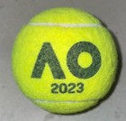 Novak Djokovic Signed Autographed Rare Ao 2023 Tennis Ball New With Coa Legend