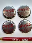 Coca-cola Vintage Pencil 1950 s - 1960 s Unused Plus 4 Nos Soda Pop Bottle Caps