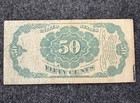 1875 50 Cent Fractional Currency Fr  1381 Fifth Issue Crawford 50   Note