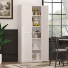 71  Kitchen Pantry Storage Cabinet  Metal Storage Cabinet With Doors And Shelves