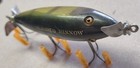 Vintage 4  Injured Minnow Top Water Fishing Lure-glass Eyes-good Cond 