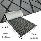 Eva Foam Boat Flooring Marine Sea Decking Carpet   Dark Gray Diamond Deck Mat