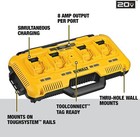 Dewalt 20v Max  Charger  4-port  Rapid Charge  dcb104 