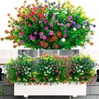 10pcs Artificial Fern Flower Fake Plant Wedding Garden Indoor Outdoor Home Decor