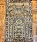 Butt Silk Mills Brown Velvet Carpet Prayer Rug Mat 24  X 40 5 