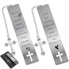  Metal Bookmark Gifts - 2 Pcs I Can Do All Things Bible Verse Christian