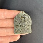 1 37  Old Chinese Tibetan Buddhism Lima Copper Patina Lotus Master Statue Buddha