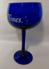 Medieval Times Goblet Blue Glass Extra Large 10    Tall  5  Wide Wine Candy Dish
