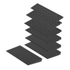 Extensible Wheelchair Ramp Rubber For Home  Black Threshold Ramp For Doorways