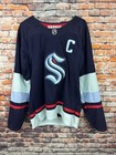 Seattle Kraken Women s Captain s Hockey Jersey  21 Nhl Adidas Climalite Size Lg