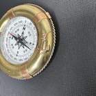 Vtg  Nautical Marine Boat  Essex Brass Table Top 5  Compass  life   Anchor
