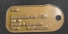 Wisconsin Unemployment Identification Dog Tag Wwii