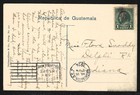 Guatemala 1924 Postcard Lake Amatitlan Railroad Train